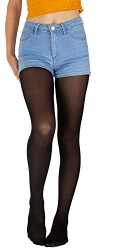 Giulia Schwarze Feinstrumpfhose Mädchen Kinder Microfaser Semitransparent Farbig Ketty 40 Den Nero 104-110 von Giulia