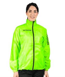 Givova Unisex Rain Jacket Win Jacke, Neongelb, XL von Givova