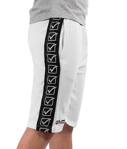 Givova Unisex Terry Band Shorts, Weiß, XL von Givova
