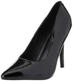 Gizelle Damen Pointy Court Shoes Pumps, Black Patent, 45 EU von Gizelle