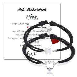 Partner geschenke Partnerarmbänder Weihnachtsgeschenke für Freund - matching bracelets Pärchen Armband Hochzeitstag Jahrestag Weihnachten Geschenk für ihn von Gkmamrg