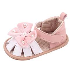 Baby Sandalen Unisex Komfort Leicht Lauflernschuhe Halboffener Zehenschlupf Flache Schuhe Mode Turnschuhe Minimalschuhe mit Klettverschluss, Gr. 20-25 von Gkojhj