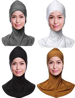 GladThink 4 X Frauen-moslemisches Hijab Caps Islamische Schals Set No.5 von GladThink