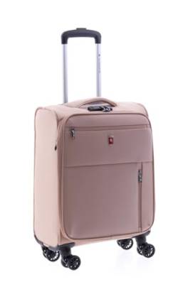 GLADIATOR Reisegepäck mit ausziehbarem 4R, Polyester, Arctic, Rosa, de Mano, Erweiterbarer Koffer, weiche und drehbare Räder. von Gladiator