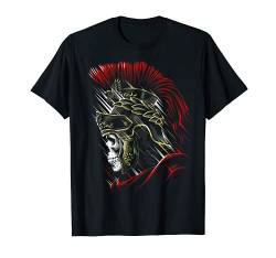 Römischer Schädel Prätorianer Krieger T-Shirt von Gladiator