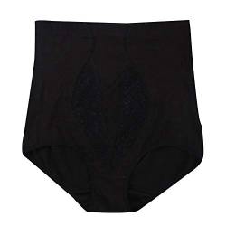 GladiolusA Damen Miederslip Formslip Bauch Weg Shapewear Miederhose Große Größe Schwarz5XL von GladiolusA