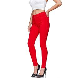 Glamexx24 Damen Stretch Hose Skinny Fit Jegging High-Waist Regular Stoffmischung Hose von Glamexx24
