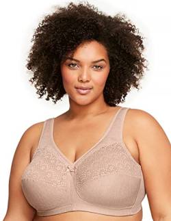 Glamorise Damen 1064 Full Coverage Bra, Haut Meliert, 105F EU von Glamorise