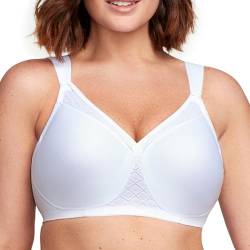 Glamorise Damen 1080 T-Shirt Bra, Weiß, 100G EU von Glamorise