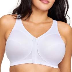 Glamorise Damen 1265 Full Coverage Bra, Weiß, 85C EU von Glamorise