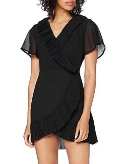 Glamorous Damen Wrap Dress Kleid, Schwarz (Black Bk), 36 (Herstellergröße: 10) von Glamorous