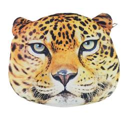 Entzückender Katzenliebhaber-Katzen-Gesichts-Kleiner Münzen-Geldbeutel-Leopard von Glamour Girlz