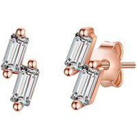 Glanzstücke München Paar Ohrstecker roségold, aus Sterling Silber von Glanzstücke München