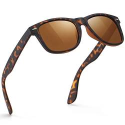 Glapeame Polarisiert-Sonnenbrille-Herren-Damen-Sonnenbrillen-Sunglasses-Men-Woman-Sonnenbrille Schwarz-UV400-Unisex-Retro-Vintage-Klassische-Polarisierte-Brille-Sportbrille-für Fahren-Camping,8 von Glapeame