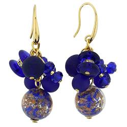 Stardust Murano Glass Charms Ohrringe - Blau von Glass Of Venice