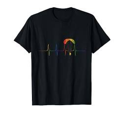 Geschenk für Paraglider Herzlinie LGBT Paragliding T-Shirt von Gleitschirm Paragliding T-Shirts