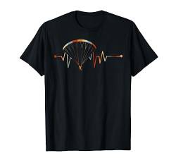 Paragliding T-Shirt - Herzschlag Gleitschirmfliegen Shirts T-Shirt von Gleitschirm Paragliding T-Shirts