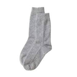 Glen Isla Kaschmir-Socken, Grau von Glen Isla