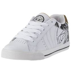 Globe Detour GBDET, Herren Sportschuhe - Skateboarding, weiss, (white/gold 11465), EU 42, (US 8.5), (UK 7.5) von Globe