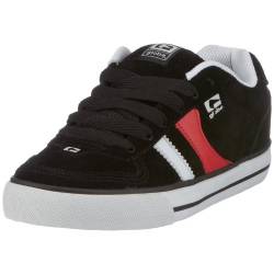 Globe GBENCO2 Encore-2, Unisex - Erwachsene Sneaker, Schwarz (black/grey/red 10021), EU 44.5, (US 10.5), (UK 9.5) von Globe