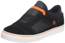 Globe Herren The Heathen Skateboardschuhe, Schwarz-Noir (Black/Orange Thrasher) von Globe