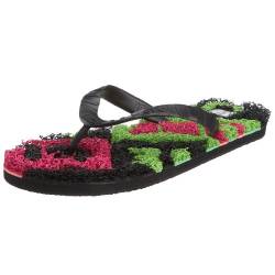 Globe Merkin Typo GBMERKT, Sandalen/Zehentrenner, schwarz, (black/lime/purple 10517), EU 44, (US 10 ), (UK 9 ) von Globe