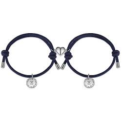 Glooraca Personalisierte Armbander für Paar mit Namen Custom Matching Paare Armbander für seine und ihre Beziehung Armband personalisiertes Geschenk für Männer Frauen (Style 5) von Glooraca