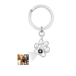 Glooraca Personalisierte Schlüsselanhänger mit Bild Benutzerdefinierte Foto-Schlüsselanhänger mit Bild innen Customized Projektion Schlüsselanhänger Geschenke für Frauen Männer (Style 2) von Glooraca