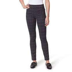 Gloria Vanderbilt Damen Avery Ponte Slim Schlupfhose Hose, Reims Grid Plaid, 48 Hoch von Gloria Vanderbilt