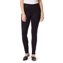 Gloria Vanderbilt Damen Avery Ponte Slim Schlupfhose Hose, Schwarz, 40 von Gloria Vanderbilt