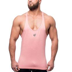 Herren Gym Tank Top Ärmellos Atmungsaktives Tanktop Schnelltrocknendes Trainingsshirt Funktionsshirt Workout Muscle T-Shirt Bodyshaper Bodybuilding Fitness T-Shirts Unterhemd von Glücksvogel