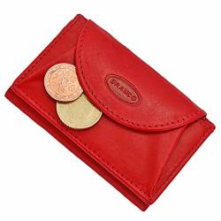 Branco Mini Herren Leder Geldbörse Portemonnaie Börse GB (Rot) von GoBago