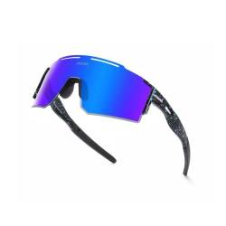 Sport Sonnenbrille Herren Polarisiert Fahrradbrille Sportbrille für Damen UV 400 Schutz Outdoor Sport Schutzbrille für Radfahren Autofahren Angeln Klettern Golf von GoHZQ