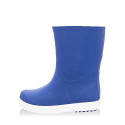 GoKids Gummistiefel Kinder Mädchen Jungen Wasserdichte Stiefel Outdoor Boots Regenstiefel, Blau, 28 von GoKids