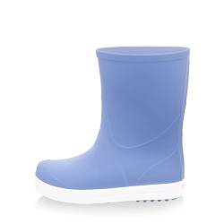 GoKids Gummistiefel Kinder Mädchen Jungen Wasserdichte Stiefel Outdoor Boots Regenstiefel, Hellblau, 30 von GoKids