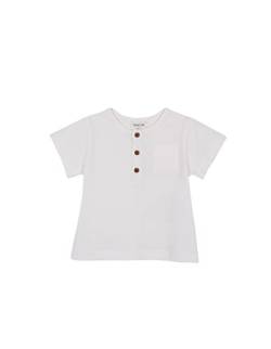 GOCCO Baby - Jungen Camiseta PANADERA BOLSILLO Kurzarm Shirt, Blanco ROTO, von Gocco