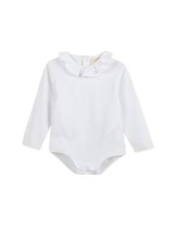 GOCCO Baby-Jungen Polo Body Con Cuello Volante Blanco Poloshirt, Regular von Gocco