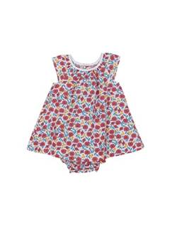 GOCCO Baby - Mädchen Vestido DE Flores Kleid, Coral Oscuro, von Gocco