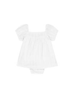 Gocco Baby-Mädchen Vestido Manga Volumen Kleid, Gebrochenes Weiß, 9 Monate von Gocco