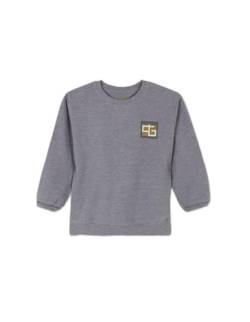 Gocco Jungen Rundhalsausschnitt Sweatshirt, hellgrau Melange, 11-12 Jahre von Gocco