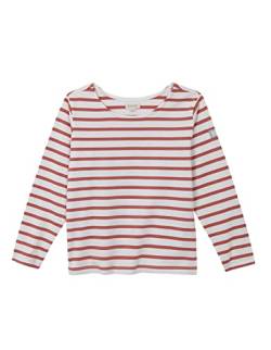 Gocco Mädchen Gestreiftes Sweatshirt, Korallenrot, 7-8 Jahre von Gocco