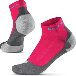 Gococo Light Sport Dünne Quarter Sport- und Laufsocken, Atmungsaktiv, Schweißableitend, Anti-blasen für Damen & Herren, 39-41 von Gococo