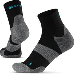 Gococo Technical Cushion Sport- und Laufsocken, Anti-Blasen Polsterung, Atmungsaktiv, Schweißableitend für Damen & Herren, 35-38 von Gococo