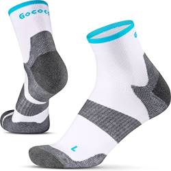 Gococo Technical Cushion Sport- und Laufsocken, Anti-Blasen Polsterung, Atmungsaktiv, Schweißableitend für Damen & Herren, 39-41 von Gococo