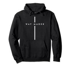 Waymaker Christliches T-Shirt für Damen, Kreuzform, Glaube, Geschenk Pullover Hoodie von God is Good Christian Gifts and Apparel