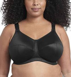 GODDESS Damen Celeste Soft Cup Full Coverage Wireless Comfort Bra BH mit voller Abdeckung, Schwarz, 100L von Goddess