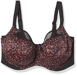 GODDESS Damen Kayla Signature Print Full-Coverage Underwire Bra BH mit voller Abdeckung, Leopardenmuster/dunkel, 44I von Goddess