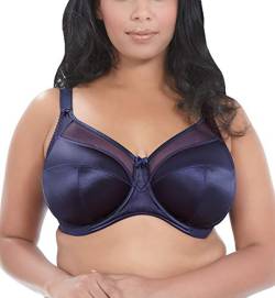 Goddess Damen Keira Banded Underwire Bra BH mit voller Abdeckung, Blickdicht, Blau, 85K von Goddess