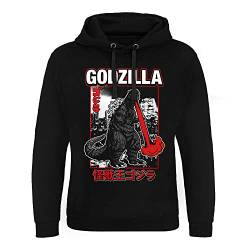 Godzilla Offizielles Lizenzprodukt Atomic Breath Epic Kapuzenpullover (Schwarz), Small von Godzilla
