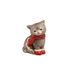 Goebel XM S Kater Ruby Weihnachten Weihnachtsmann Bunt Steingut 66703541 von Goebel